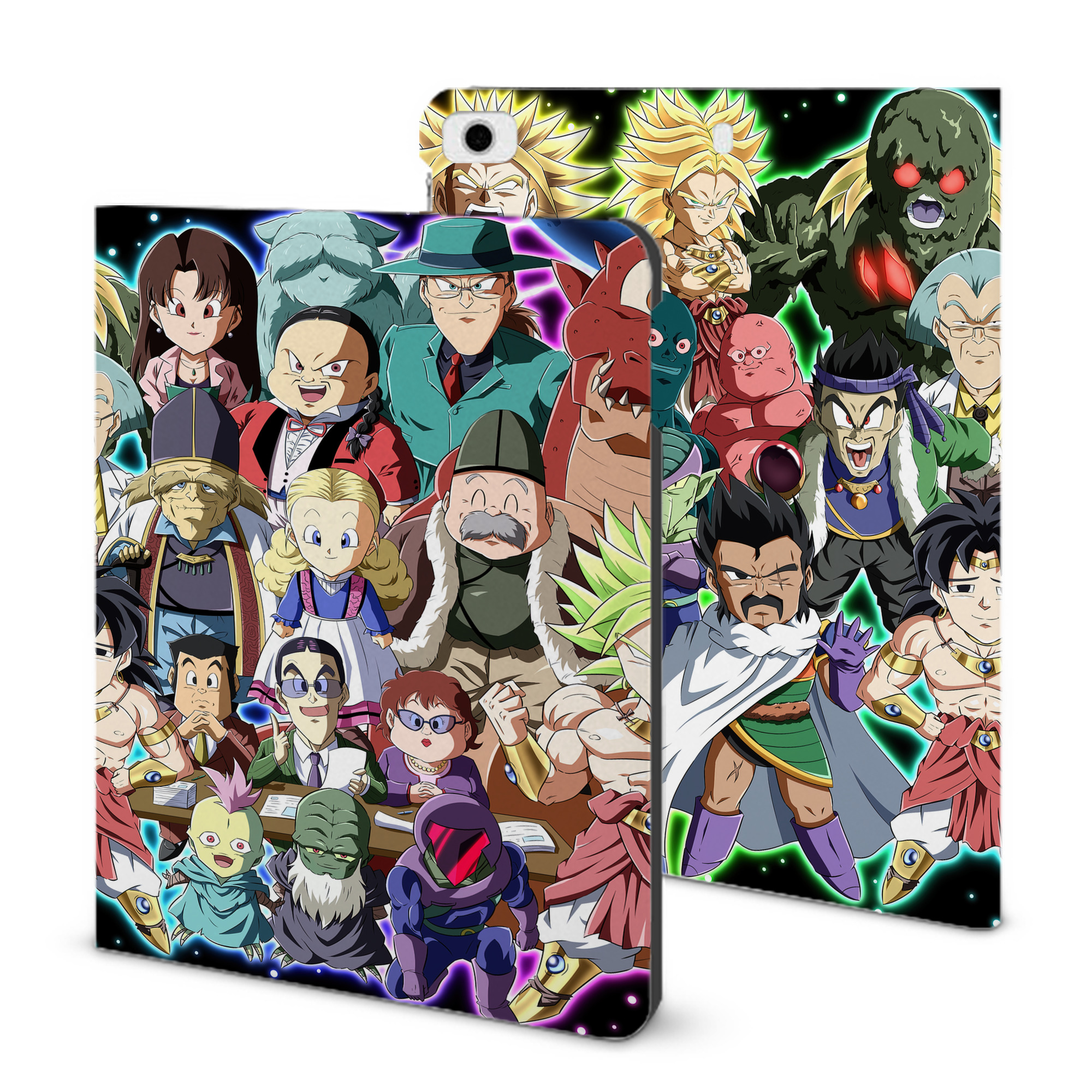 （画像用） ドラゴンボール DRAGON BALL IPad ケース ブック型 PUレザー TPU 耐衝撃 軽量 薄型 ペン収納なし 全面保護 IPad 各モデル対応